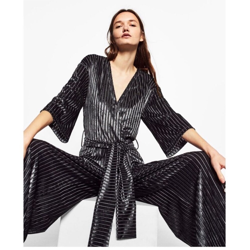 ZARA Velvet Jumpsuit